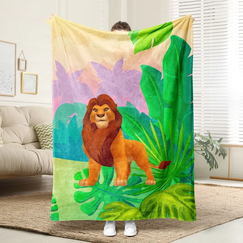 

Disney Lion King Adult Simba Soft Plush Blanket Warm Throw Sofa Bed Cartoon Blanket Kids Adults Gift Home Decor