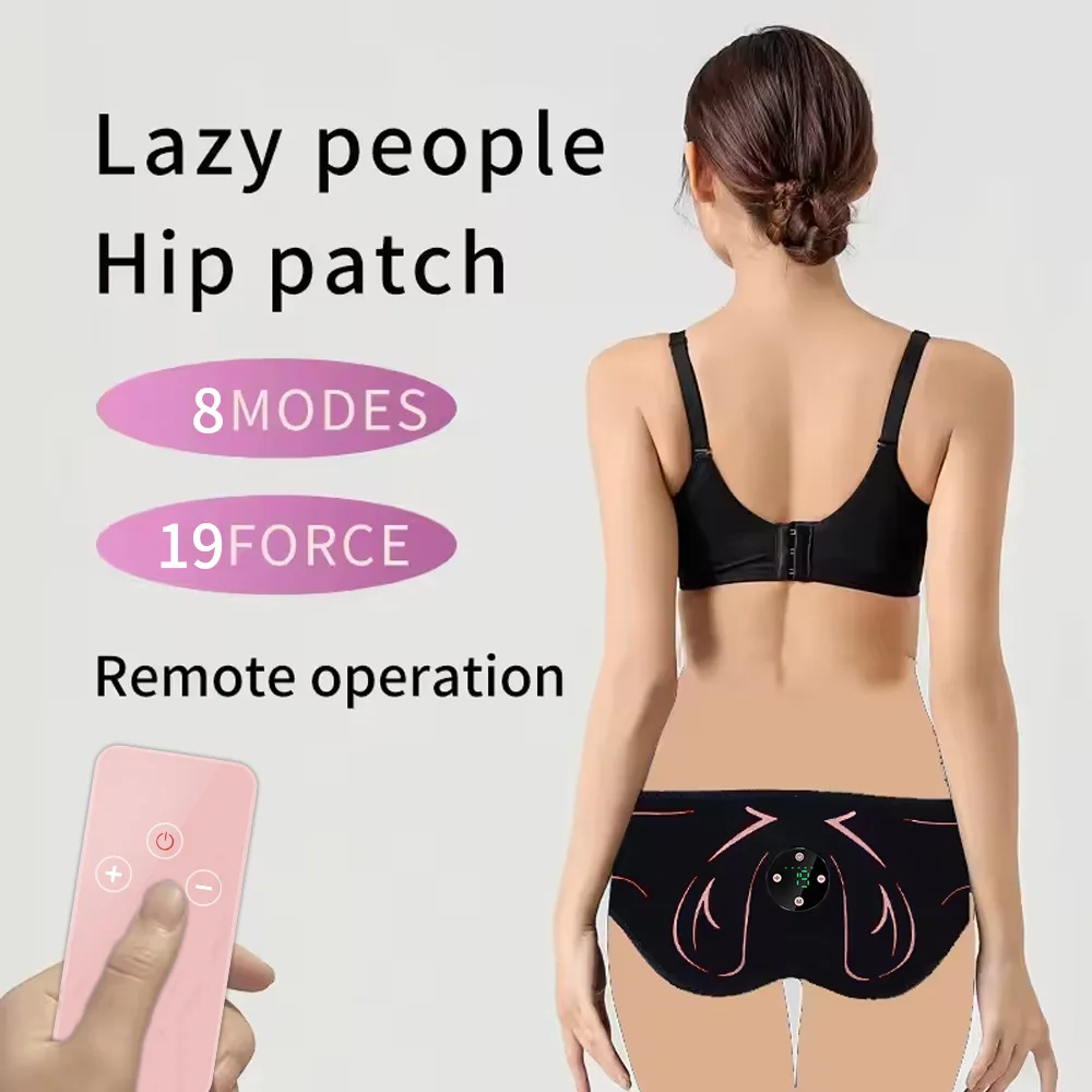 EMS Muscle Stimulator Hips Trainer Glute Trainer Electric Buttocks Massager Muscle Toner Help Lift Shape Tighten Butt Women Men