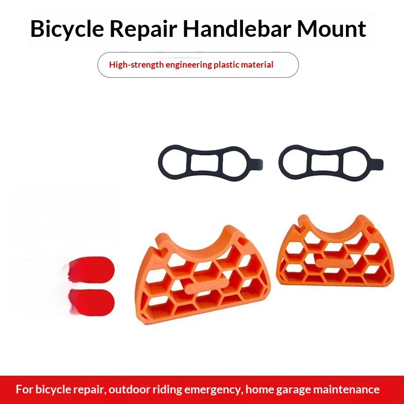 Bicycle Repair Handlebar Mount Holder High Strength Engineering Plastic Honeycomb Structure Bike Repair Tool Fixing Bracket