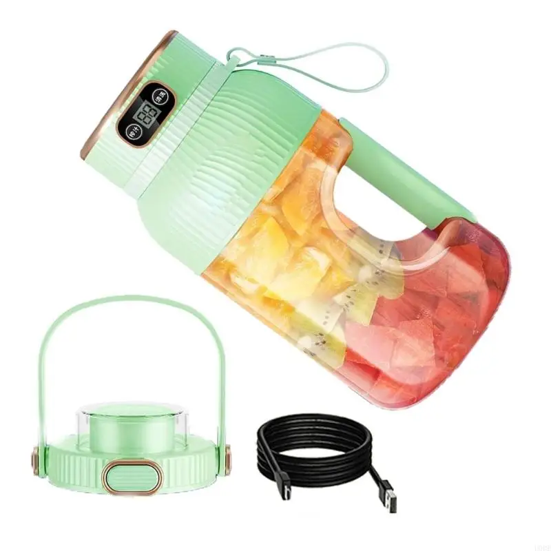 U0DEポータブルジュースメーカーシェイクのためのブレンダー1200mlジューサーブレンダースムージー