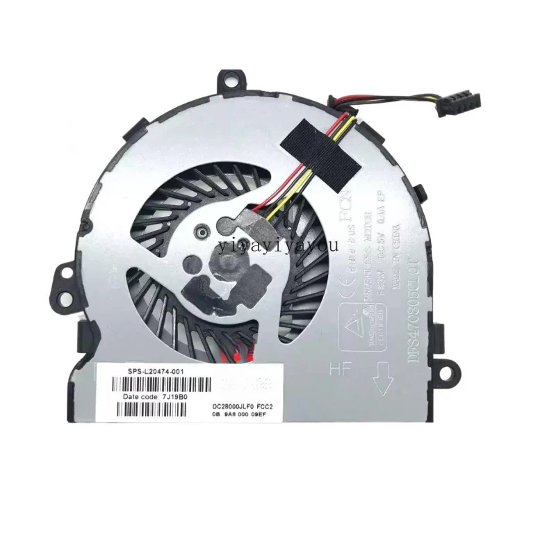 NEW Original Laptop CPU  Fan for HP 15-DB 15-DA 250 G7 255 G7 L20474-001