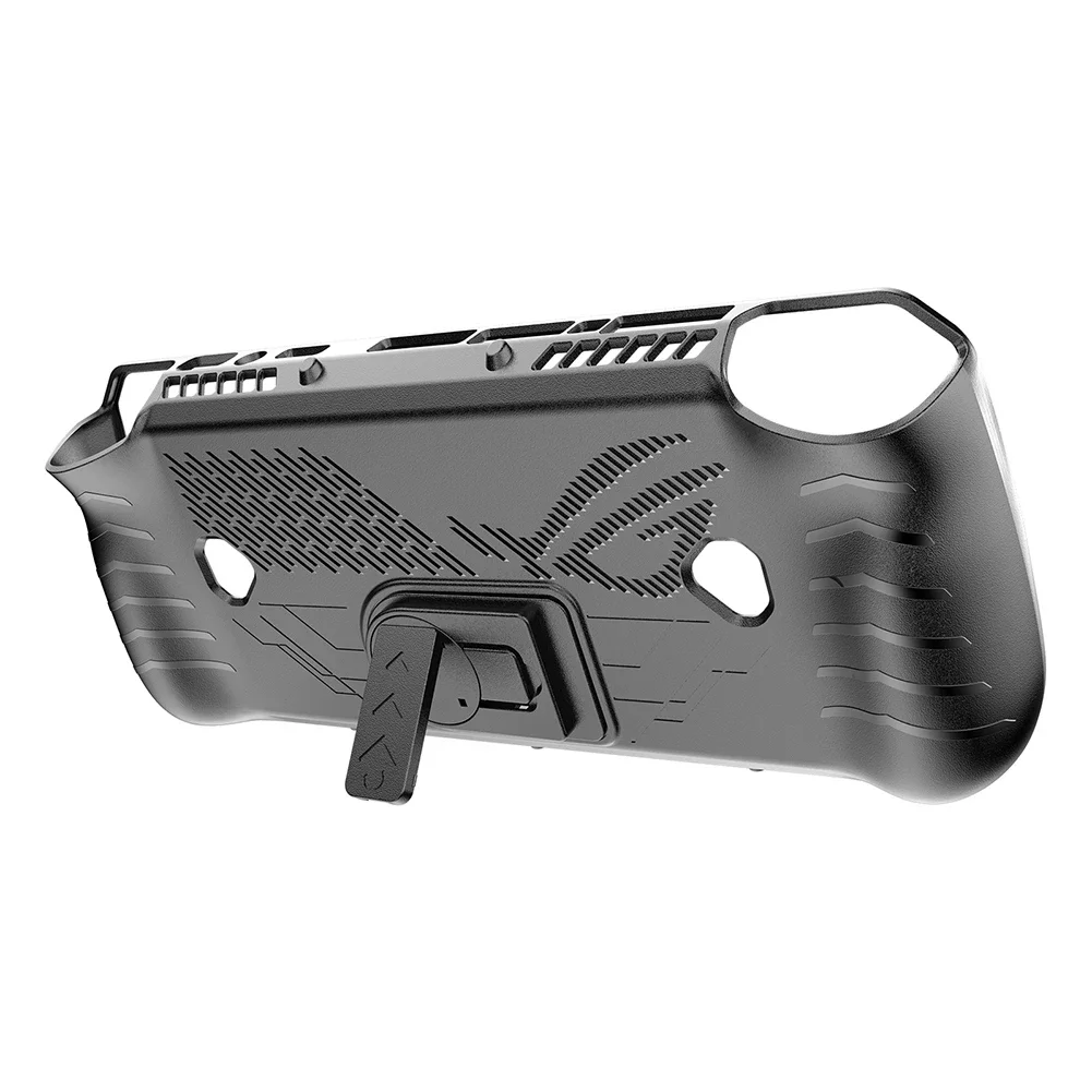 For Asus ROG Ally X TPU Protective Case Cover Shockproof with Stand Protector Shell Sleeve All-round Protection Game Accessories