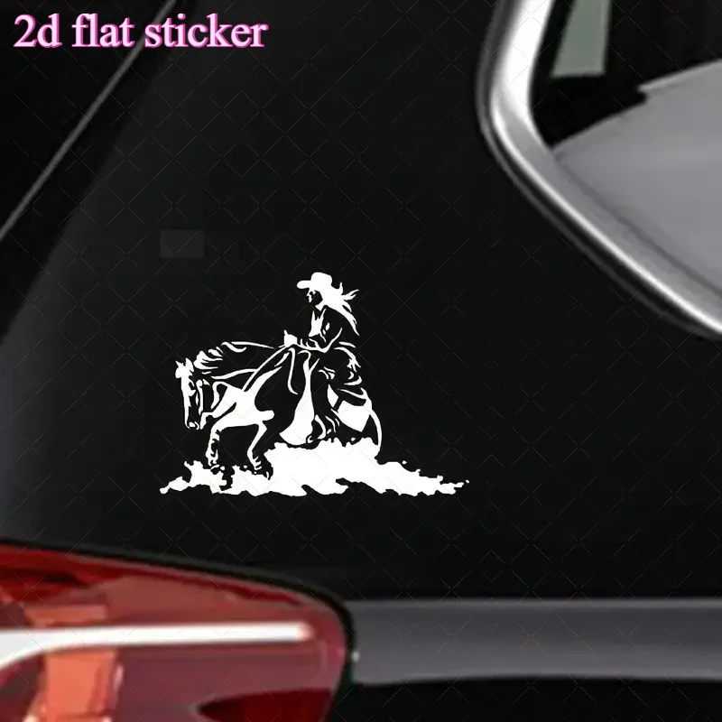 1PC Cowboy Style Vinyl Sticker Waterproof UV Resistant Scratch Cover Decal for Car Laptop Window