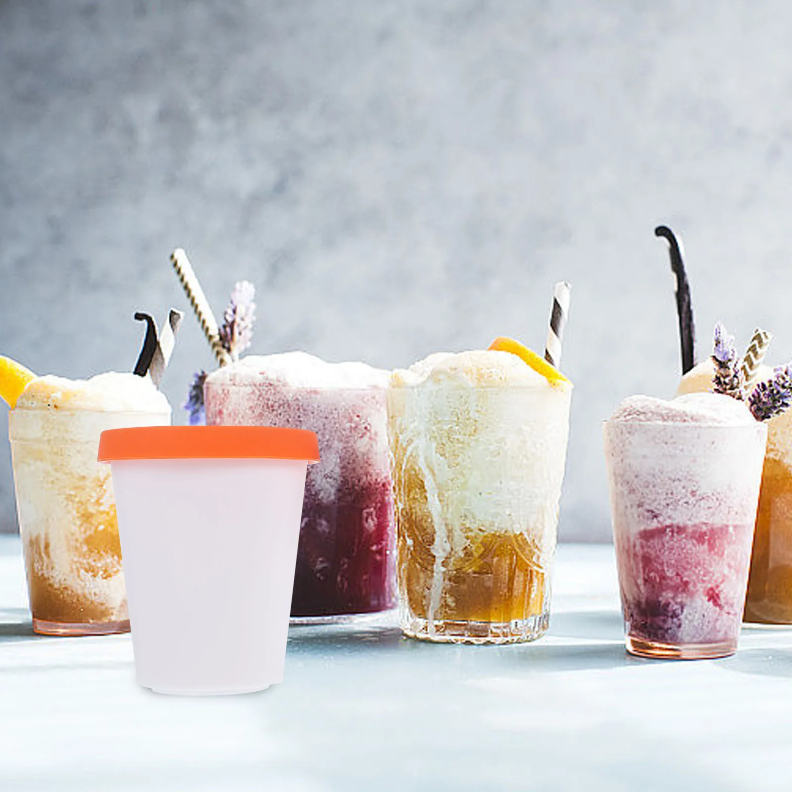 

3pcs Ice Cream Bucket Silicone Dessert Cups Reusable Freezer Containers For Yogurt Homemade Ice Cream Storage Food Buckets