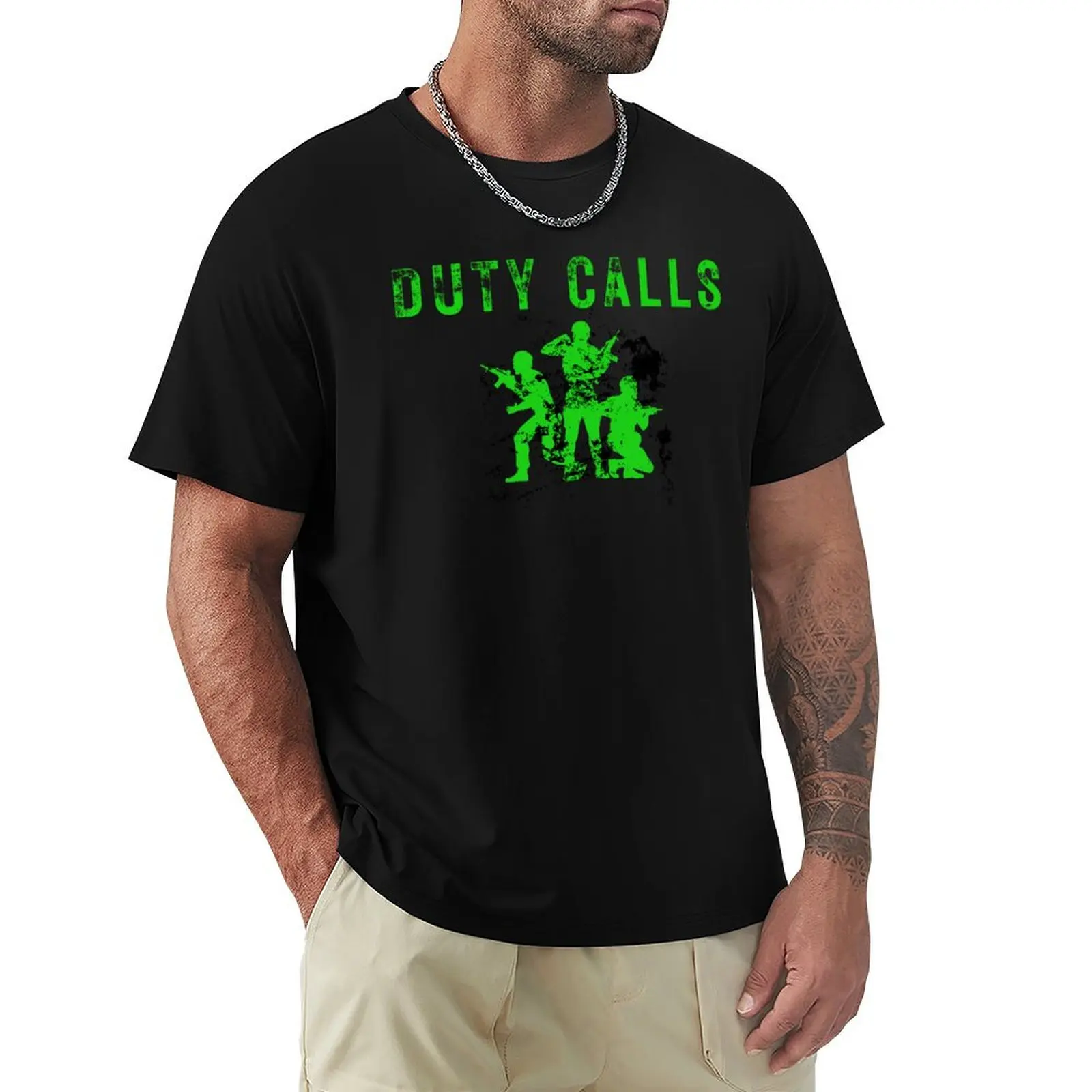 

Duty Calls Gaming T-Shirt All Match Print Short Sleeve Top