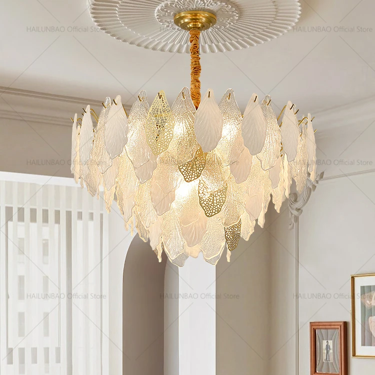 

Light Luxury Living Room Chandelier French Crystal Chandelier Cream Bedroom Chandelier Superior Sense Restaurant Chandelier