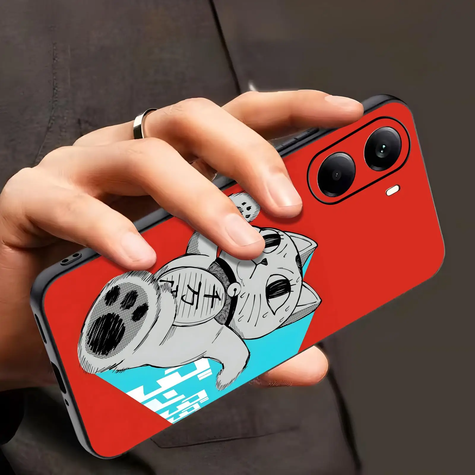 anime DAN DA DAN  Phone Case For Xiaomi POCO M7 M6 M5 X8 X7 X6 F8 F7 F6 Pro 5G Soft black Shockproof Cover view 3