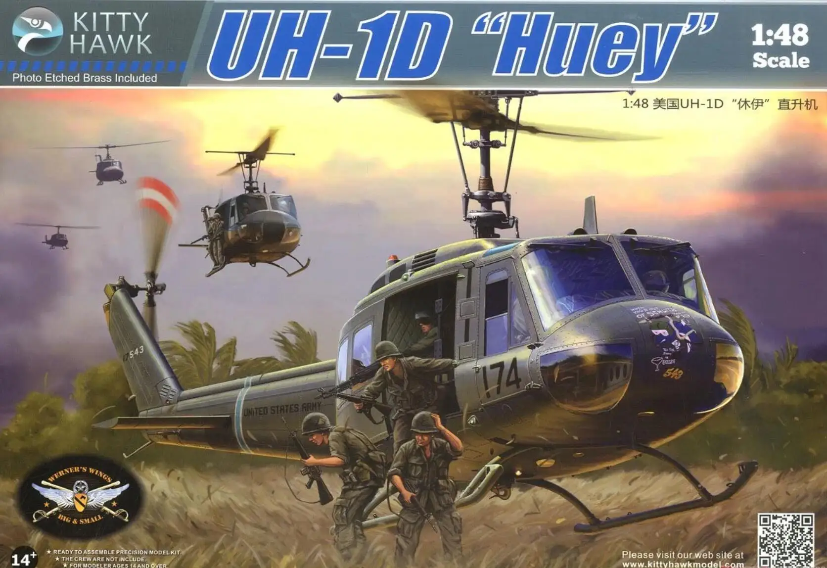 Kitty Hawk KH80154 1/48 Scale UH-1D \