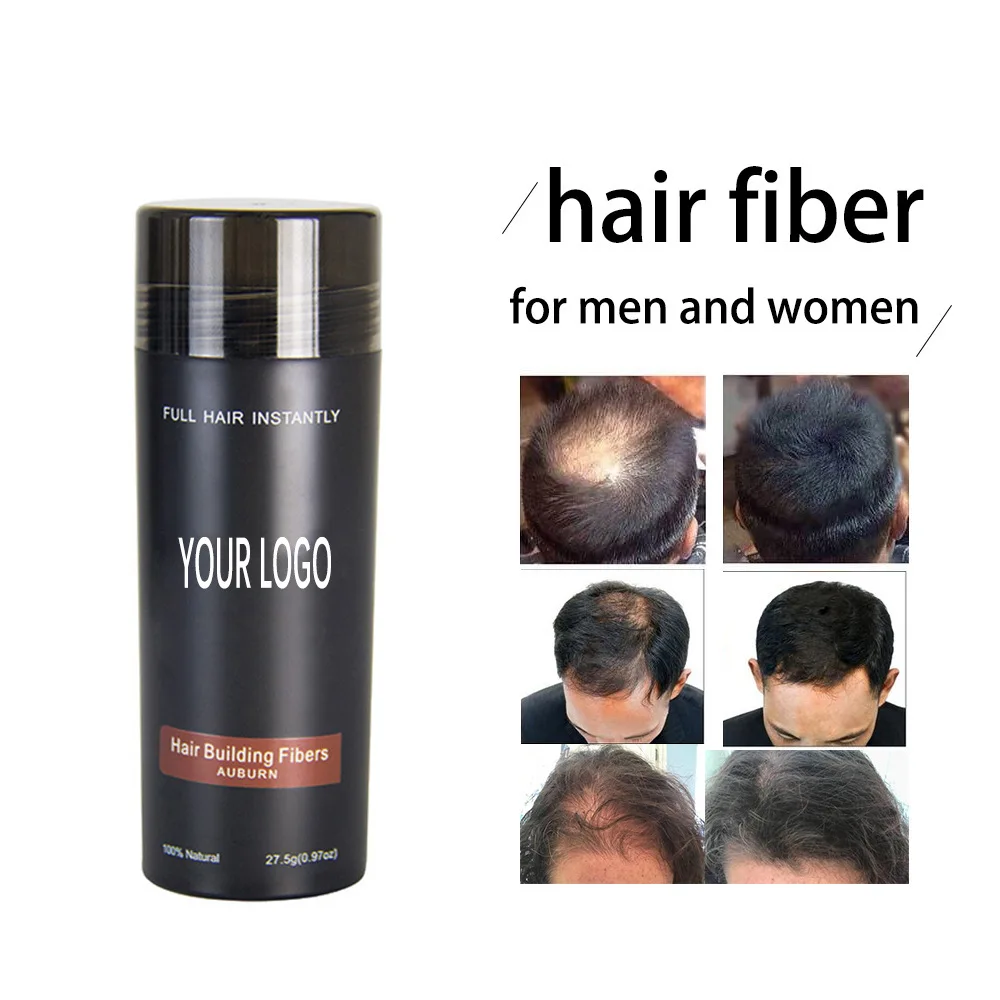 

27.5g Hair Building Fibers Powder Hair Loss Products Bald Extension Hhicken Hairs Spray Hair Rerowth Fibers Jar Keratin