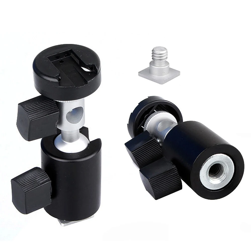 10pcs Type C 360 Degree Swivel Ball Head Speedlite Flash Hot Shoe Support Mount Light Stand Bracket Umbrella Holder