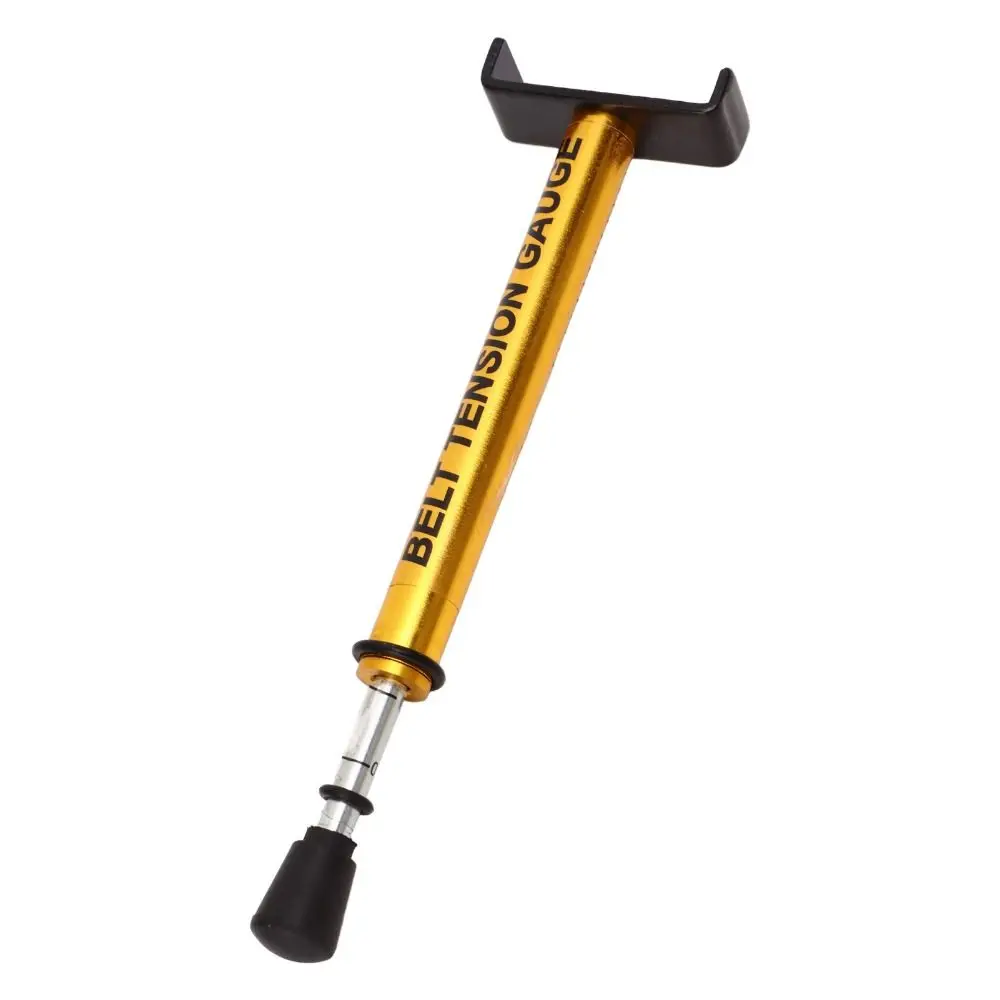 

Metal Belt Tension Gauge 10 Lbs Specification L Shape Pad Belt Tension Tester Easy to Read Adjustable Chain Tension Tool