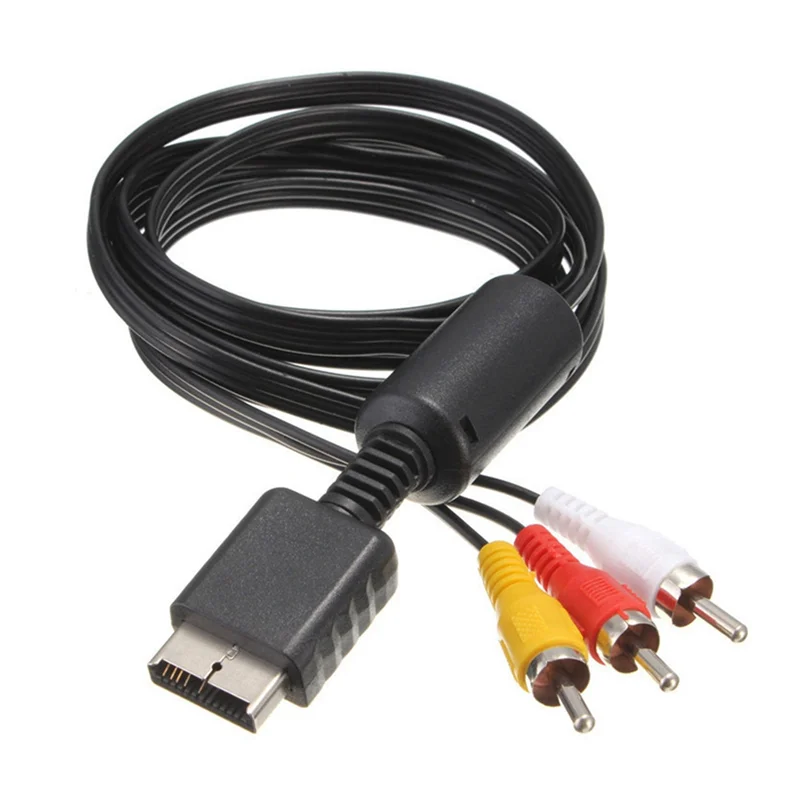 1,8 м HDTV AV аудио-видео кабель аудио- и видео кабели для Sony Playstation 2 3 PS2 PS3 AV A/V компонентный кабель провод