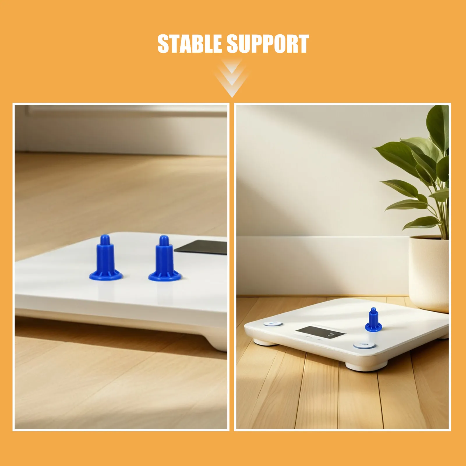 12Pcs Scale Foot Replacement Pads Shockproof Anti Skid Non Slip Support for Digital Electronic Food Kitchen Weighing Equipment
