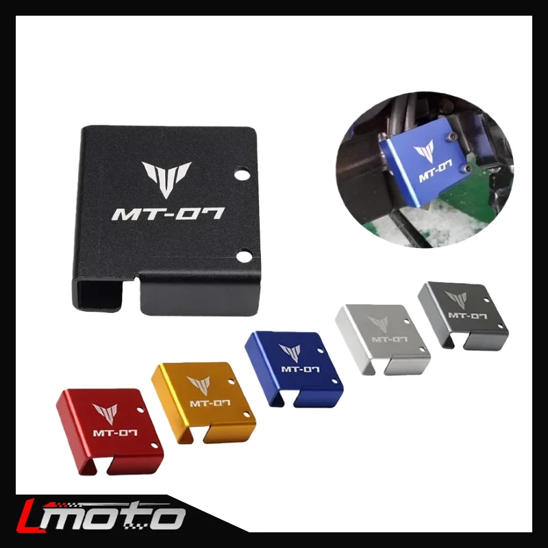 

For Yamaha MT07 MT-07 FZ-07 2014 - 2023 Motorcycle Accessories Sidestand Side Stand Switch Protective Cover Cap Protector Guard