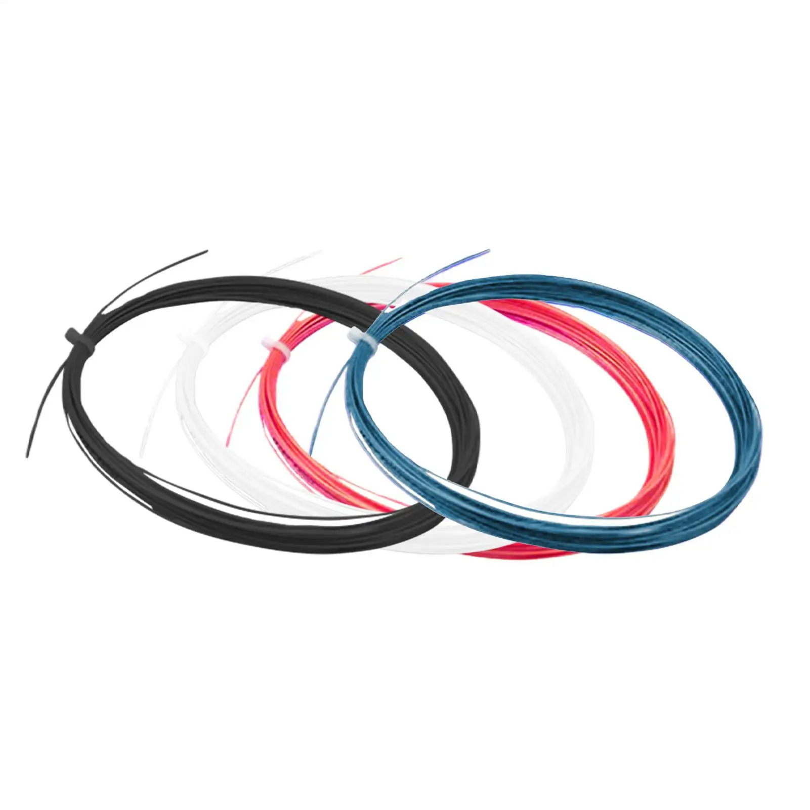 0.7mmX10M Badminton Racket Repair String, Nylon Shuttlecock Cord with Strong Resilience, Durable Racquet Replacement Line
