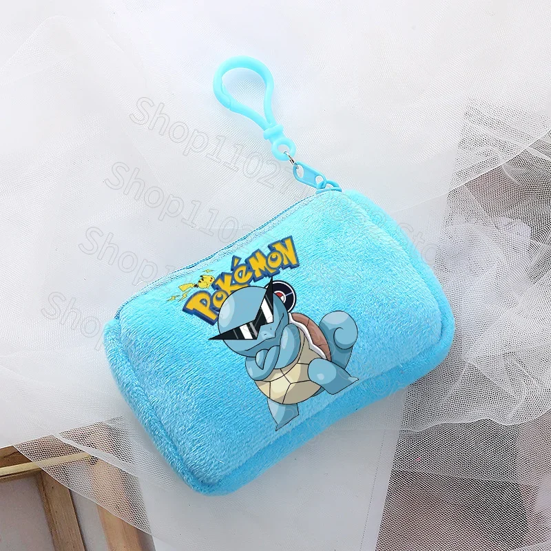 Pokemon Pikachu portamonete portafogli carini Cartoon Anime stampa grafica Mini borsa portafoglio portatile pochette regali per feste di compleanno