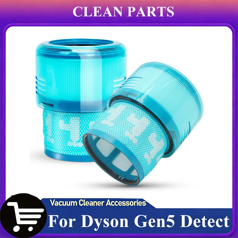 Ersatzfilter für Dyson Gen5 Detect/Gen5 Outsize Fluffy Staubsauger, Langlebige Filter, Reinigungswerkzeug, Ersatzteile, HEPA-Heckfilter