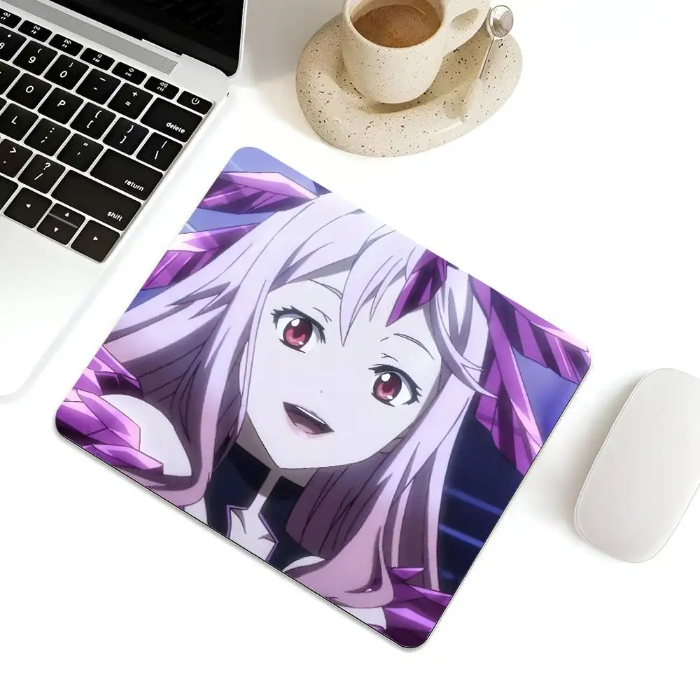 Guilty Crown Mousepad Small LockEdge Mouse Pad For Gamers Computer Desk Pad Rectangular Anti-slip Rubber