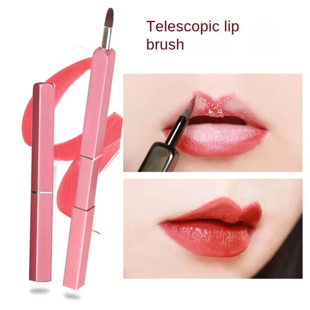 Nouveau pinceau à lèvres professionnel Portable rétractable Durable rouge à lèvres pinceau de maquillage lèvres outils de beauté