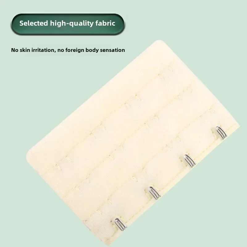 10 Piece 4 Rows 3 Buckles or 4 Rows 4 Buckles Underwear Extend Buckle Stainless Steel Extension Buckles