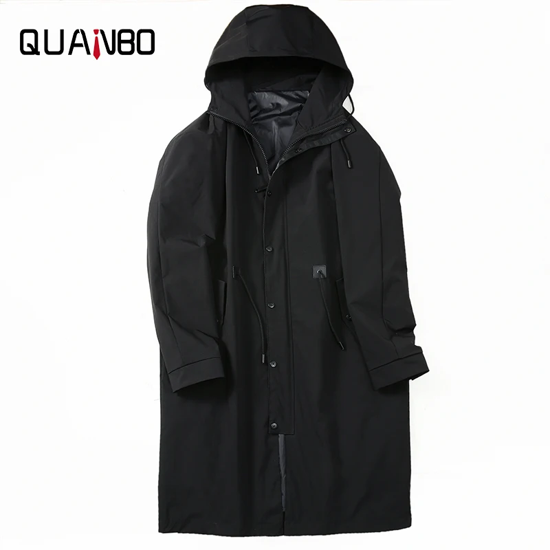 

Men's Casual Long Trench Plus Size 5XL 6XL 7XL New Arrival Autumn Spring Designer Fall Jackets Men Fashion Hooded Fat Coat