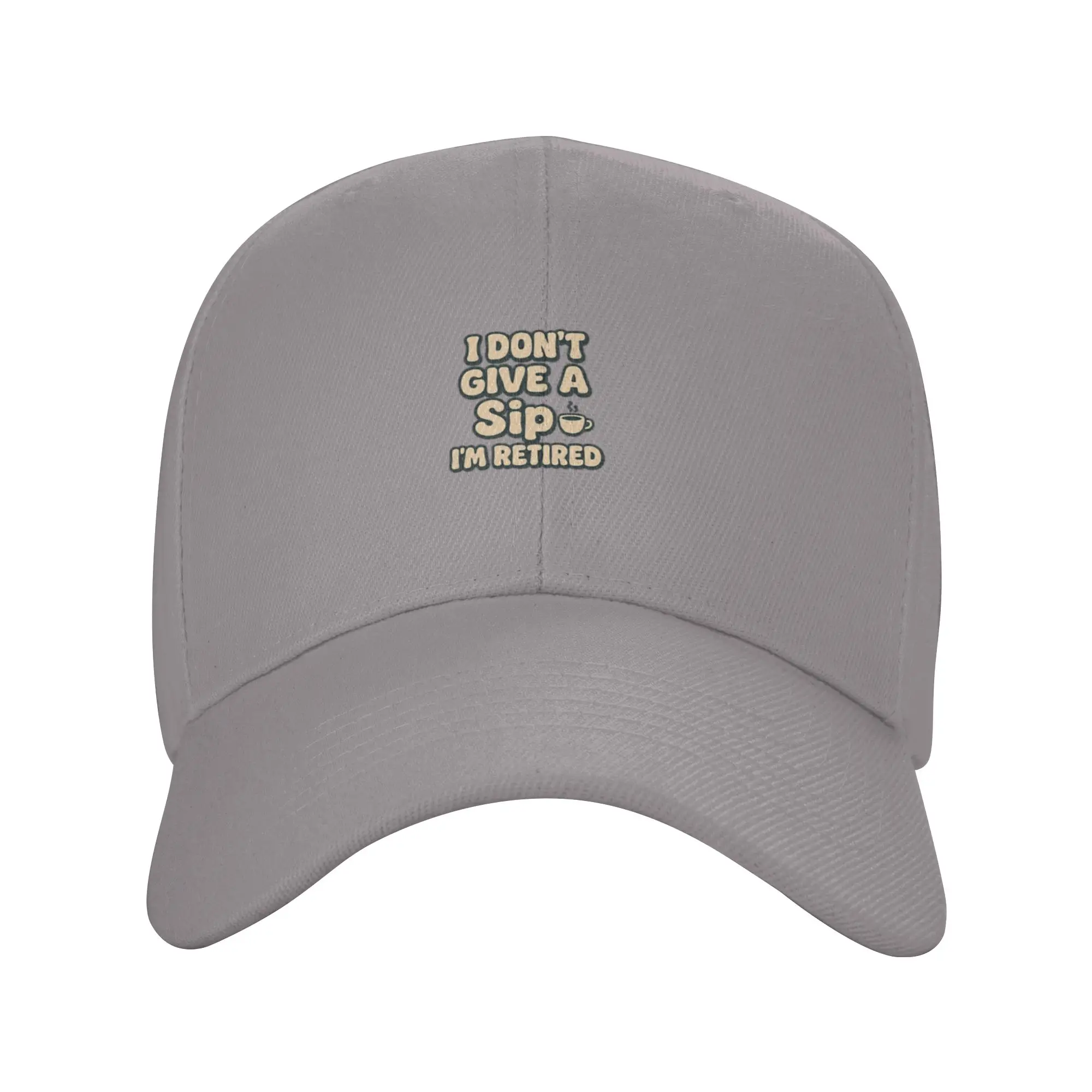 i don t give a sip im retired   Retirement Quote Trendy Baseball Cap Christmas Polyester Sun Hat