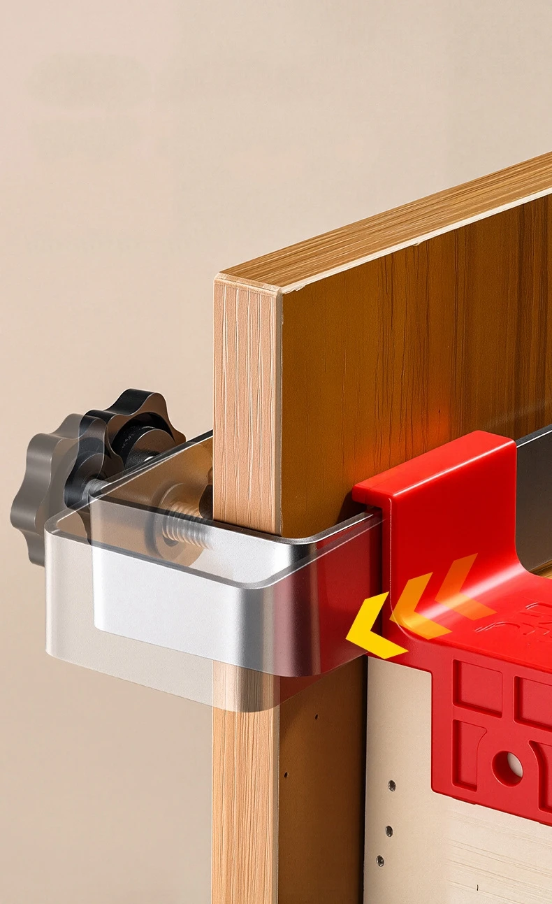 Verstellbarer Schubladen-Befestigungsclip, hohe Schubladenplatte, schnelle Installation, Klemme für Möbel, große Schalttafelmontage, Hilfswerkzeugvorrichtung – Detail 9