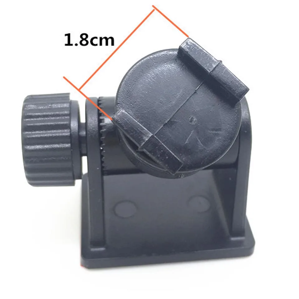 Mini Concave Type 360 Degrees Adjustable ABS Adhesive Holder Mount for GPS Car DVR Driving Recorder Electronic Dog Radar Bracket