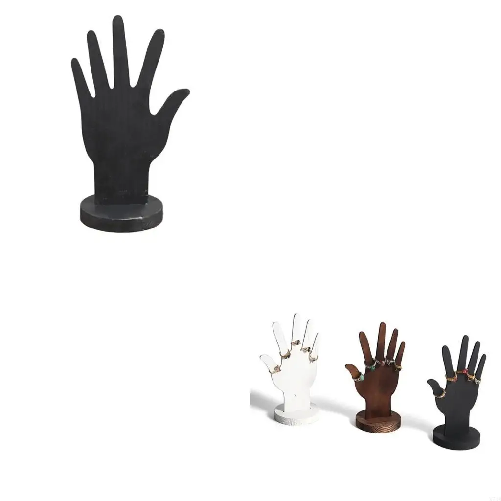 

Деревянная модель руки для витрины колец и браслетов Стильная стойка для выставки товаров ювелирных изделий