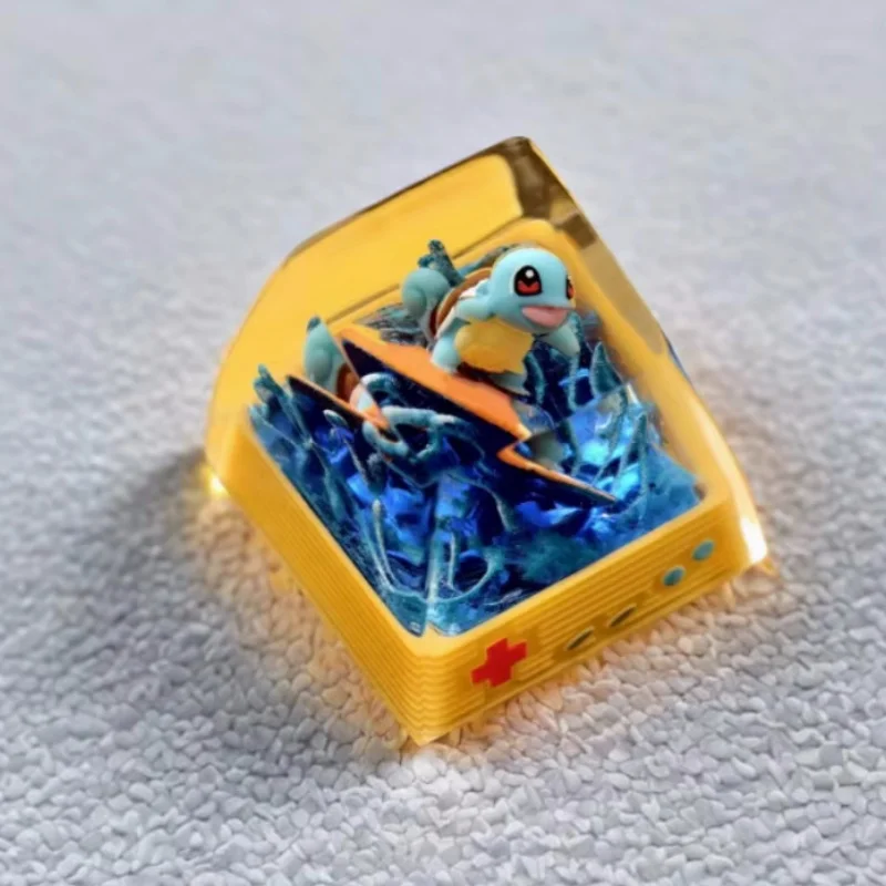 2024 New Pet Elf Anime Key Hat 3d Guide Mechanical Keyboard Manual Resin Transparent Personalized Customized Collect Game Keycap