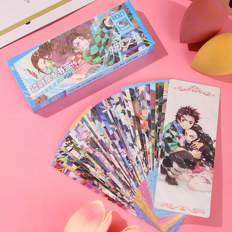 Ghostblade anime long laser ticket bookmark postcard small card Butterfly Ninja peripheral laser ticket sparkling greeting card