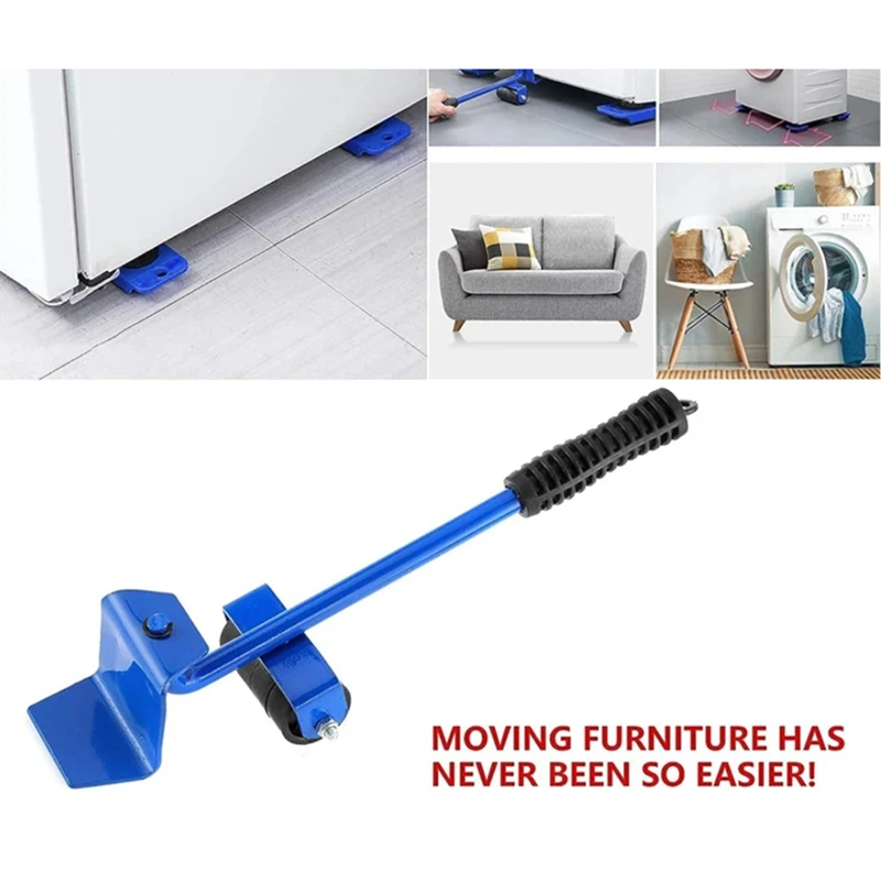 Furniture Lifter Mover Tools Set Heavy Duty Furniture Moving Tools Moving Sliders Moving Roller Wheel For Fridge Sofa Durable