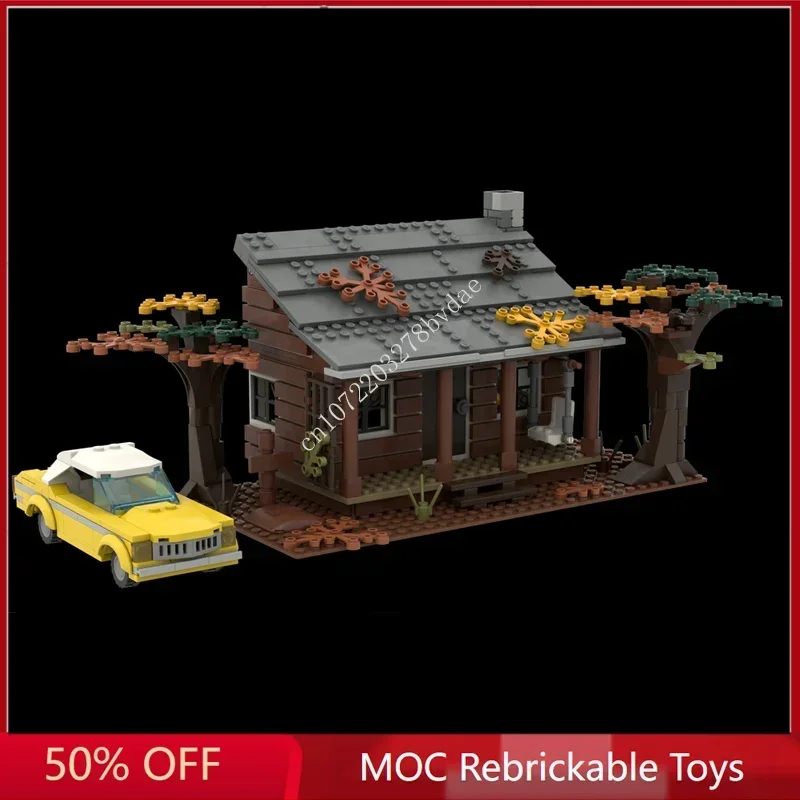 598PCS Evil Dead Knowby cabin Modular MOC Creative street view Model Building Blocks Architecture DIY Assembly Model Toys Gifts