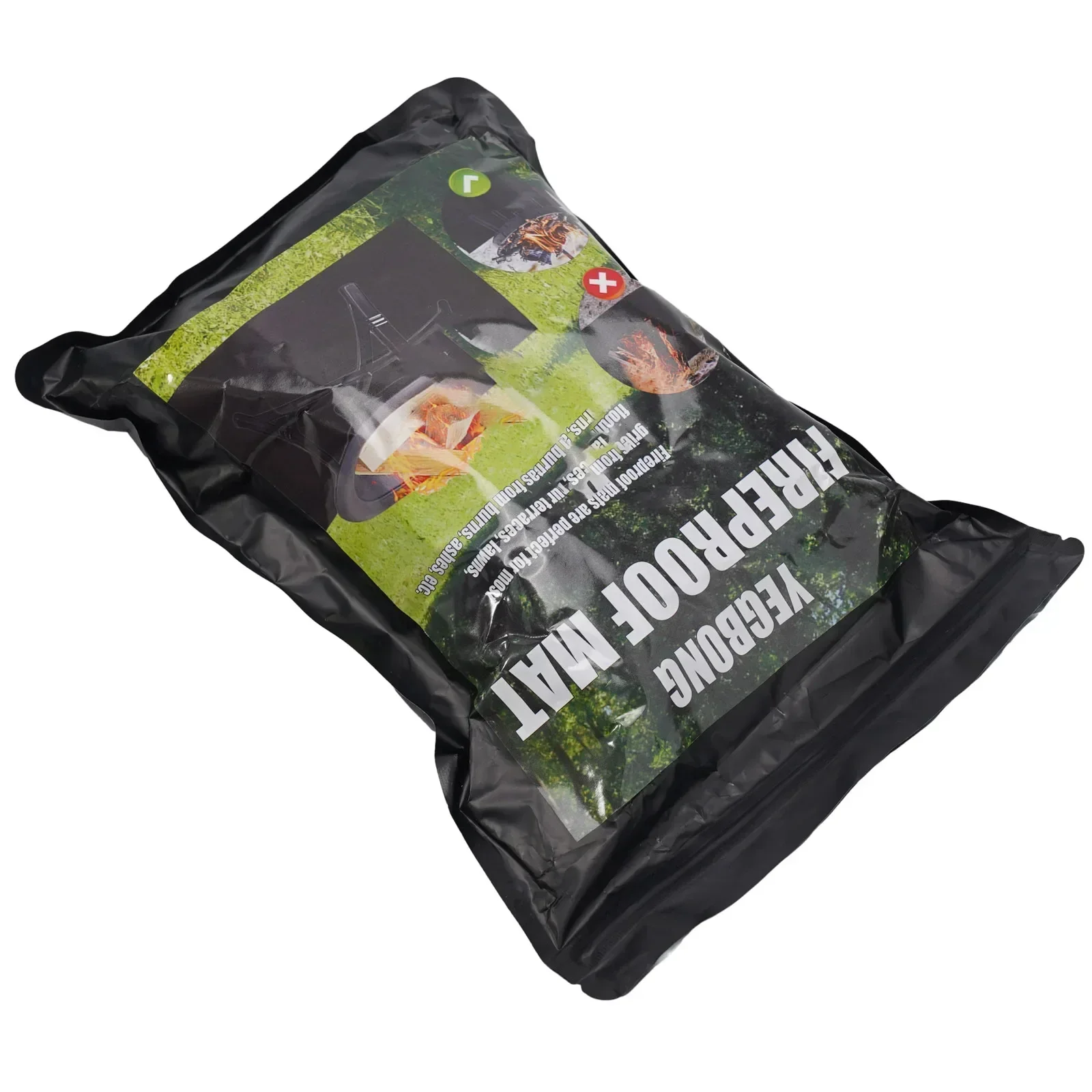 Инструменты для барбекю Коврик для гриля Инструменты для барбекю Противообрастающие противоскользящие черные аксессуары для приготовления пищи Зона настила Легкая маслостойкая