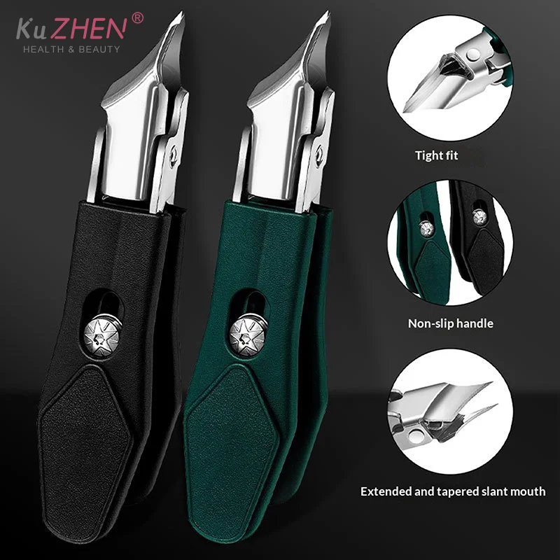 Tagliaunghie antispruzzo Tagliaunghie per unghie incarnite in acciaio inossidabile Pinze diagonali Tagliaunghie per uso domestico Strumenti per manicure
