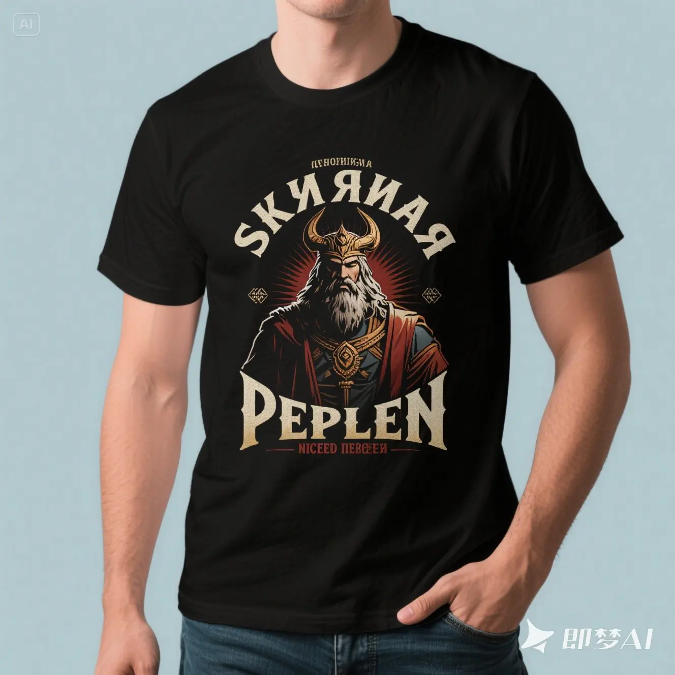 Cool Design Most Powerful Slavic God Perun Mens T-Shirt. Summer Cotton Short Sleeve O-Neck Unisex T Shirt New S-3XL