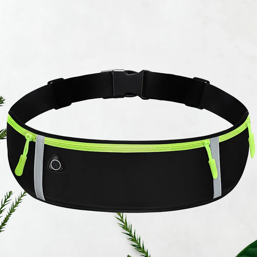 

1Pcs Water Resistant Waist Pack for Fitness Outdoor Sports Sweat Proof Fanny Bag with Smooth Zipper Big Capacity