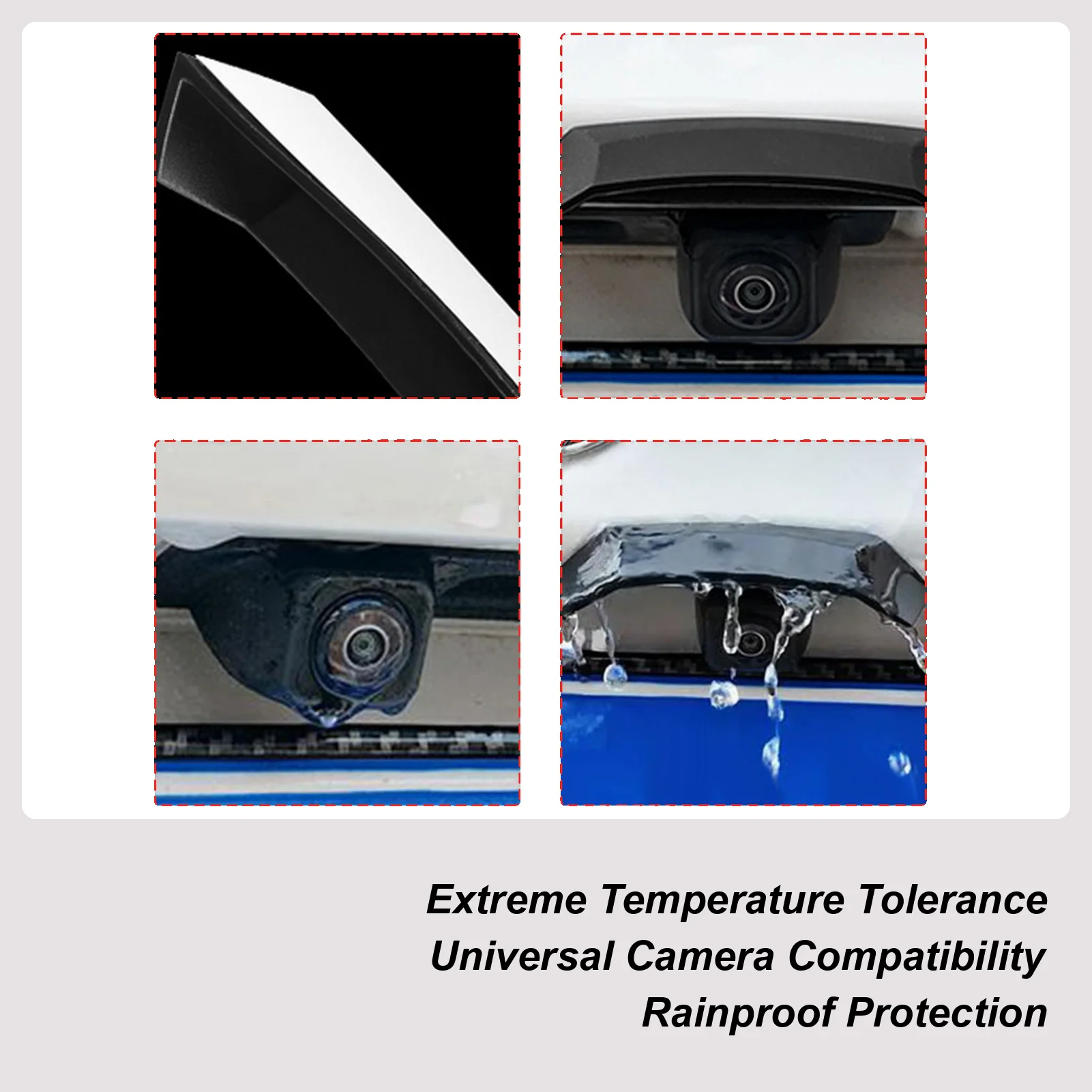 Backup Camera Rain Shield Protective Accessories For Backup Reverse Waterproof Reverse Camera Protection For Truck SUV Van Sedan
