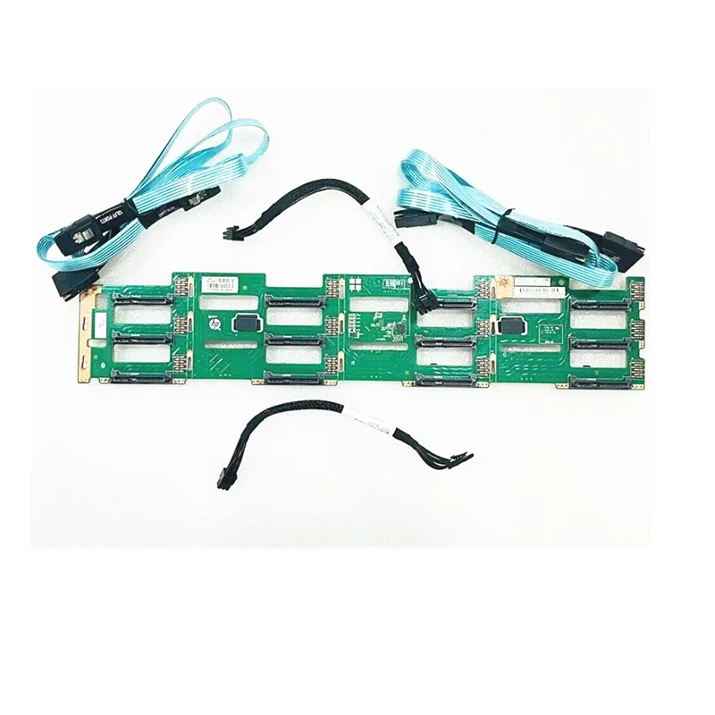 

HP DL380 DL388 G9 12X3.5" LFF Backplane Board 742794-001 777284-001 with cables