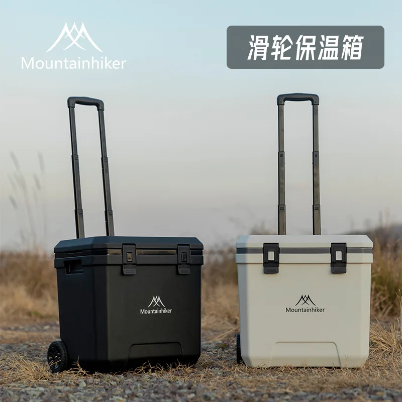 

Mountainhiker Outdoor Camping Insulated Cooler with Wheels 36L Large Capacity Household Storage Box Fishing Box