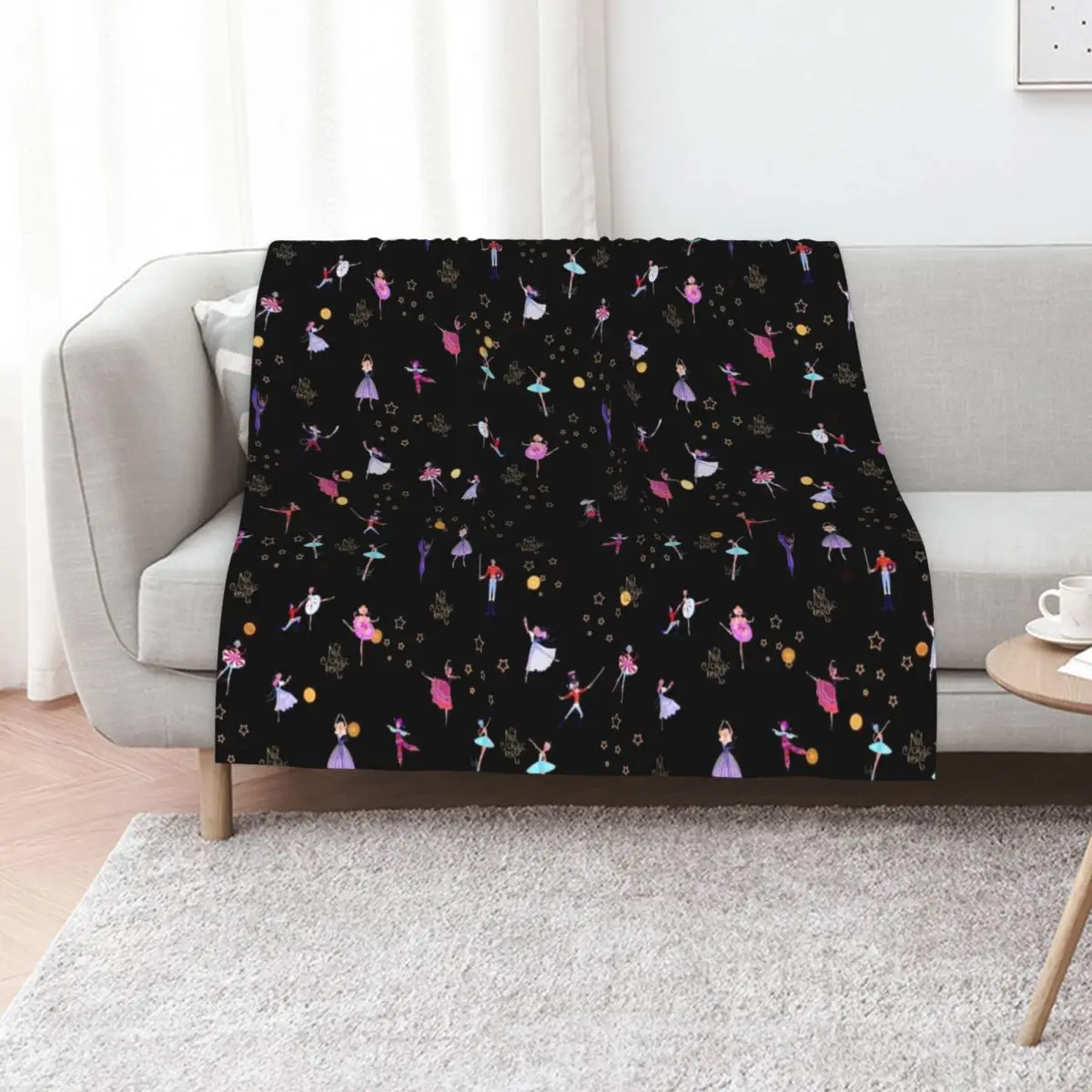 

The Nutcracker Ballet Pattern Throw Blanket Polar Heavy Hairys for sofa Blankets