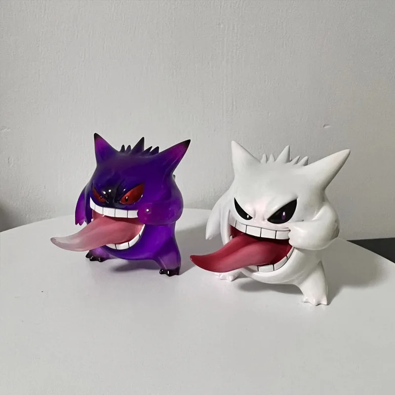 

Pokemon Gengar Sticking Tongue Out Different Colors Anime Action Figure Game Statue Collectible Kawaii Model Kids Toy Doll Gift