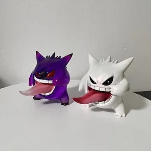 Pokémon Gengar Bohrer die Zunge, Actionfigur -Anime, Statue des Sammlerspiels, Model Kawaii, Geschenk der Spielzeugkinderpuppe, verschiedene Farben 8 Hauptverkäufe der verschiedenen süßen Verkäufe - №6