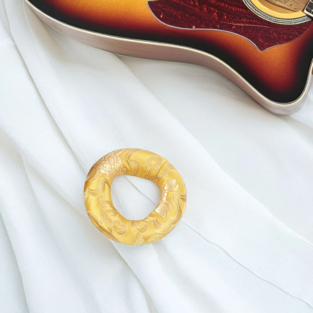 2 قطعة وعاء الموسيقى المستديرة وسادة القطن وسادة التأمل قاعدة مستقرة تصميم أنيق المواد ملحقات العلاج الصوتي #3