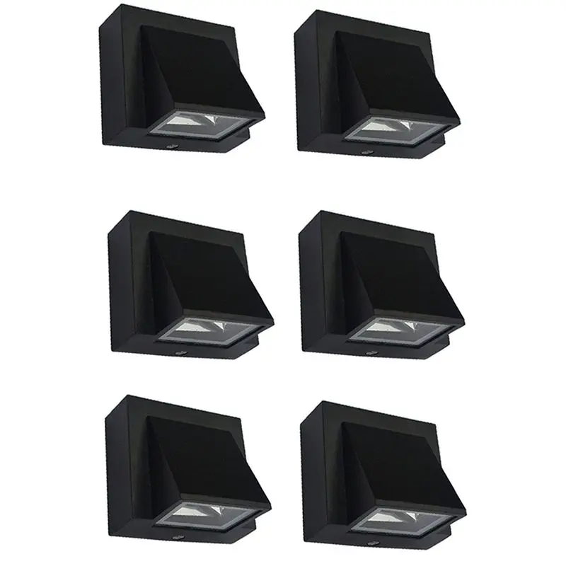 6X 5W Modern LED Wall Light Outdoor Waterproof Wall Lamp Perfect For Corridor Courtyard Gate Terrace Balcony Garden