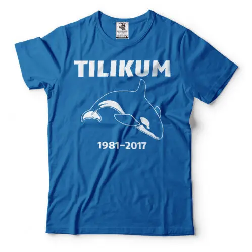 Tilikum 1982-2017 T-shirt RIP Tilly Orca Whale T-shirt Animal Supporter Tee