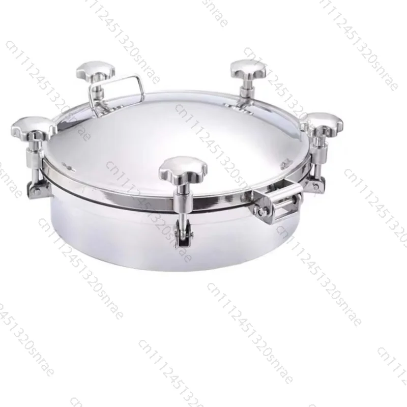 Sanitary Mirror Polished 304 Stainless Steel 1-3 Bar Pressure Manhole Cover Outward Hardware Beer Brewing Carton