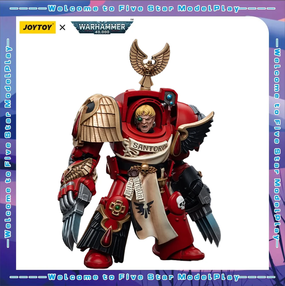 

【FS】JOYTOY Warhammer 40K масштаб 1/18 фигурки Blood Angels Intercessors Brother Marine 03 модели игрушки подарки