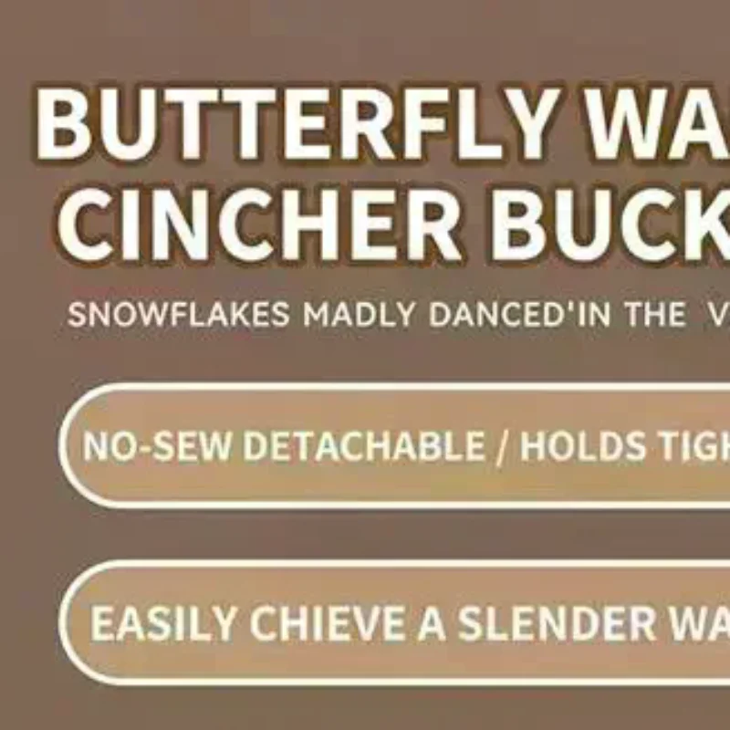 2Pcs Nail Free Butterfly Waist Cinching Buckles Pearl Decor Removable Waist Adjust Clips for Dress Jeans Casual Outfits
