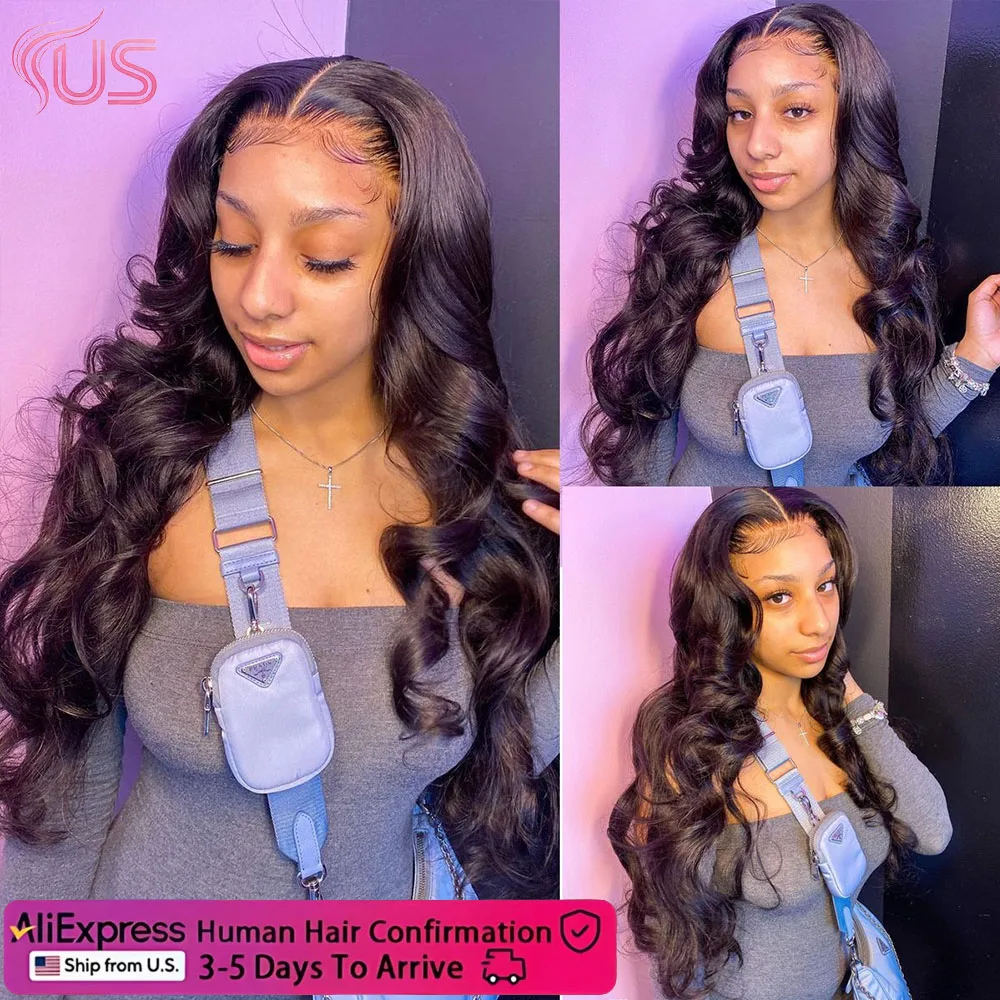 13x4 13x6 Hd Transparent Lace Front Human Hair Wigs For Women Brazilian Virgin Hair Natural Black Body Wave Lace Human Hair Wig